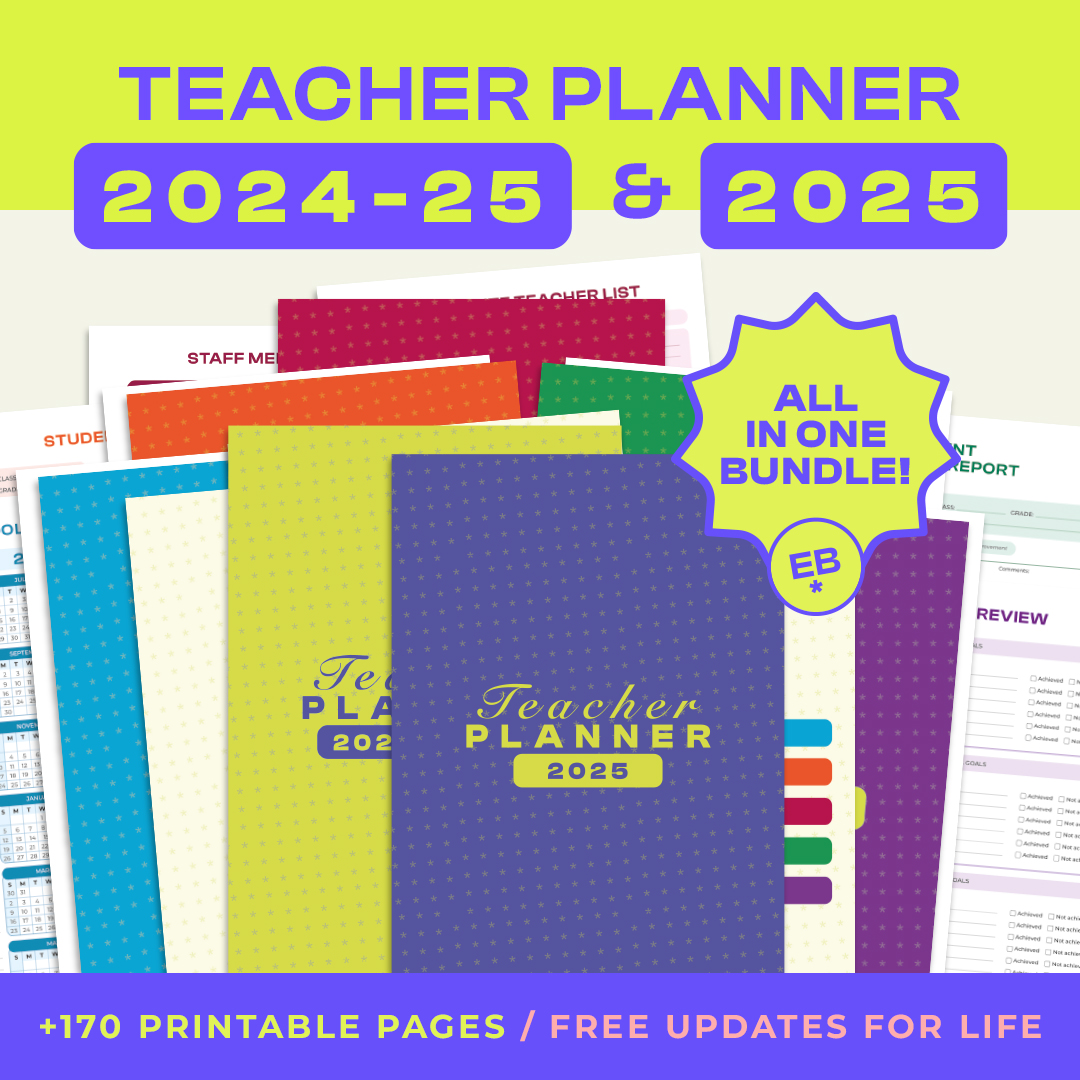 TEACHER PLANNER *BUNDLE* AGO 2024-JUL 2025 & JAN-DEC 2025 Printable! - Classful teacher-planner-bundle-ago-2024-jul-2025-jan-dec-2025-printable-classful