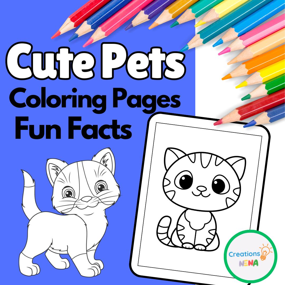 Cute Pets Coloring Pages Classful