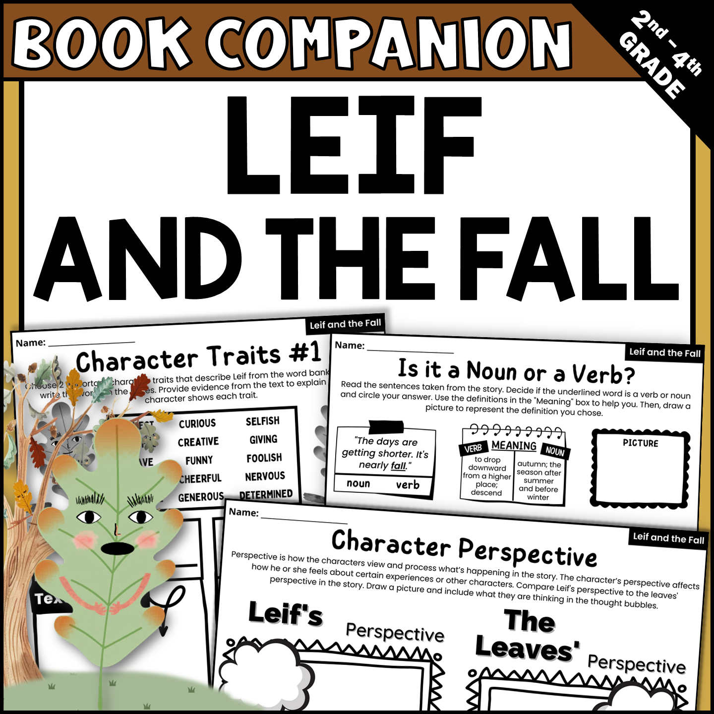 Leif and the Fall Interactive Read - Aloud Activities for Autumn's featured image
