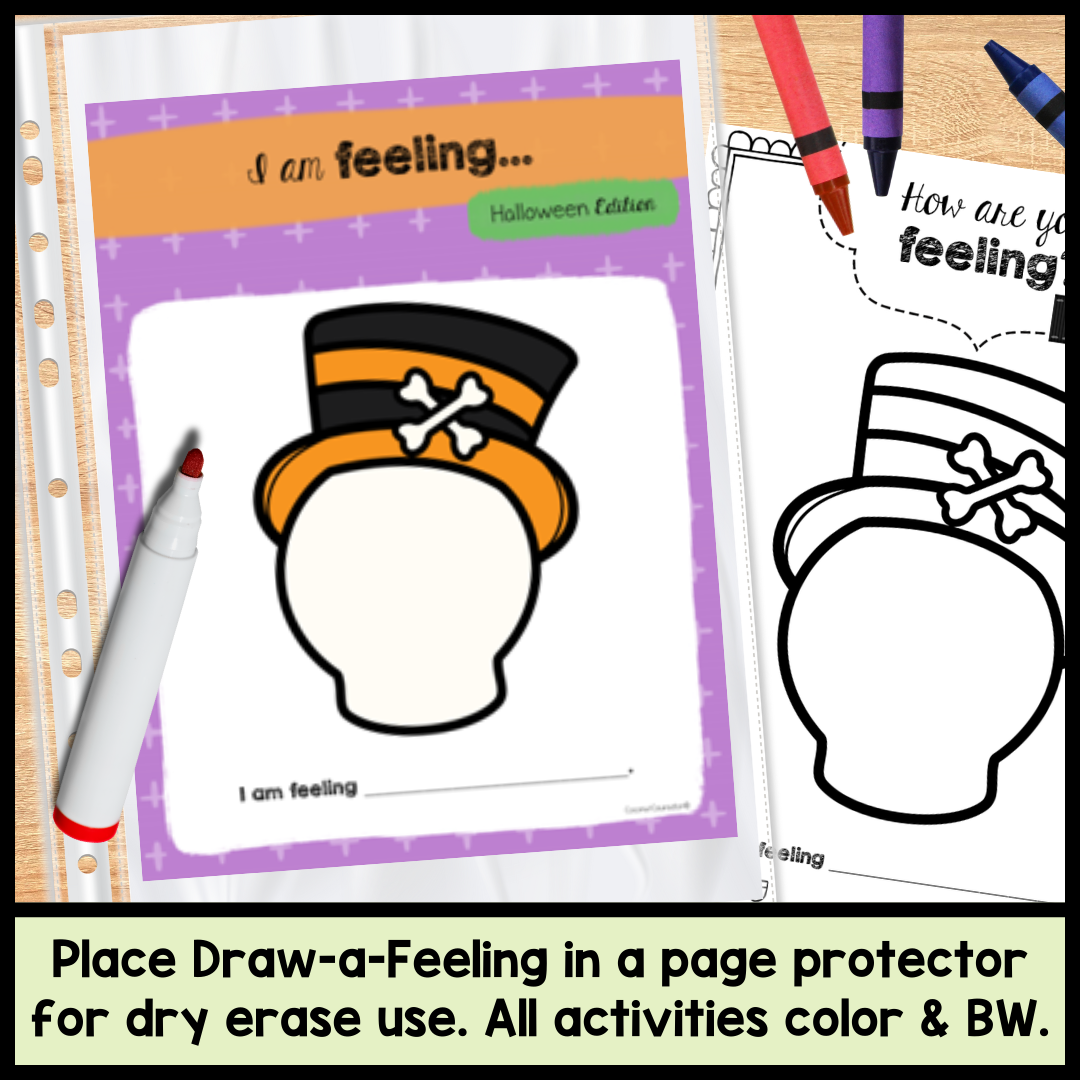 Halloween Emotions Activities, Games, and Worksheets | SEL and ...