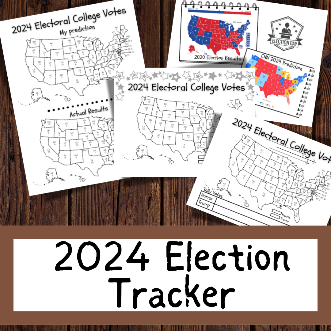 Election Vote Tracker, Electoral College Map for 2024 US Presidential