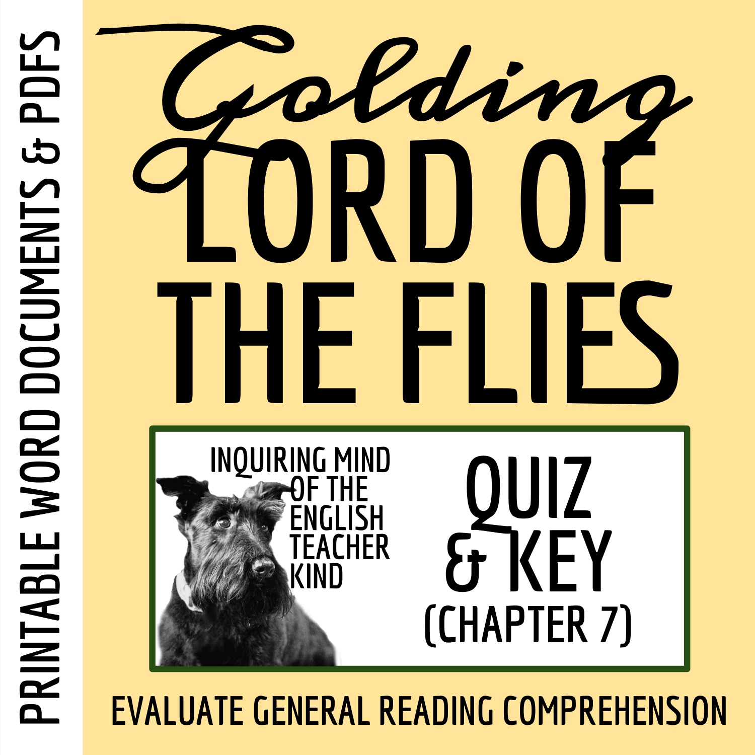 Lord of the Flies Chapter 7 Quiz and Answer Key - Classful