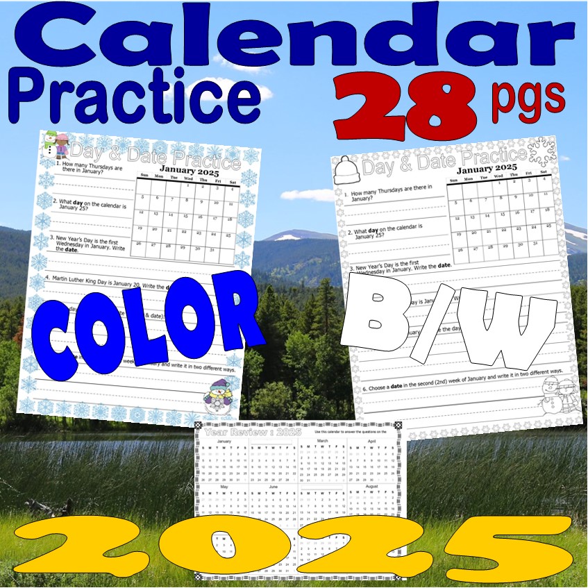 2025 Calendar Monthly Practice Worksheets Day & Date 12 Months Year Review - Classful 2025-calendar-monthly-practice-worksheets-day-date-12-months-year-review-classful
