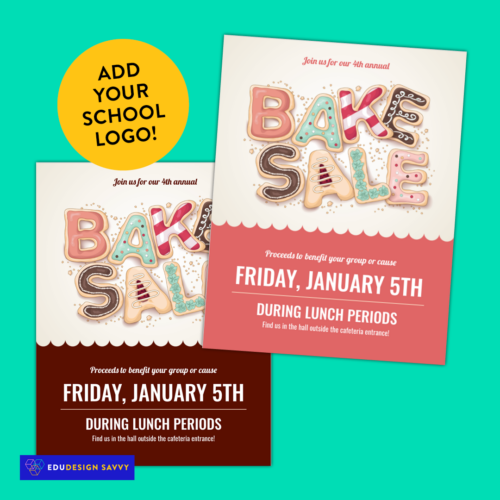 Bake Sale Fundraiser Flyer Templates Customizable Bake Sale Promotion Designs Classful