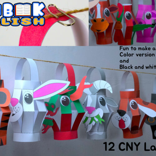 All 12 Zodiac Animals, Lunar New Year Chinese New Year Snake Craft Lantern 2025, Chinese Zodiac Paper lantern Craft DIY's featured image