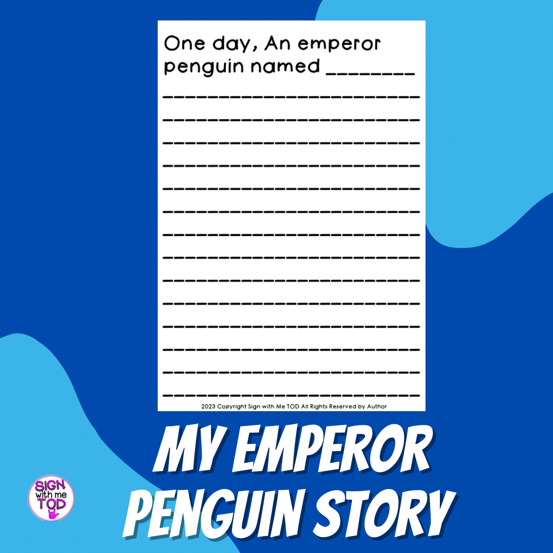 Emperor Penguin Writing Prompt - Classful