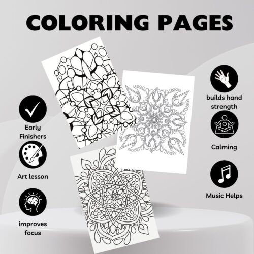 Calming coloring pages's featured image
