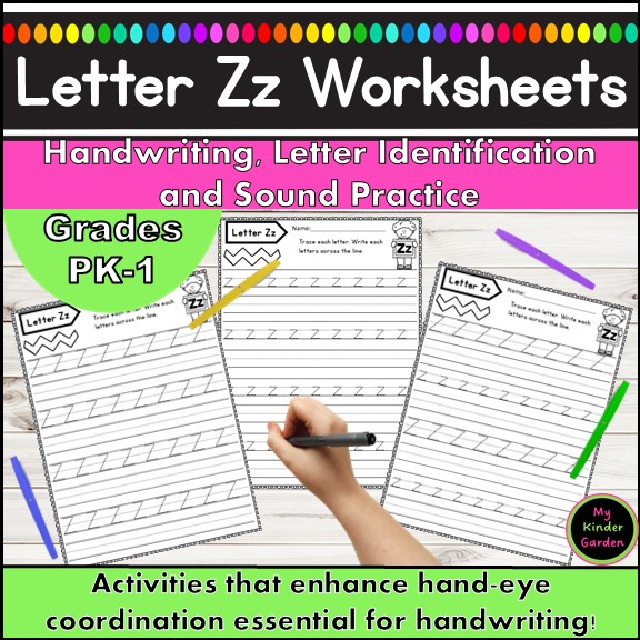 Letter Z Handwriting Worksheets Letter of the Week Alphabet