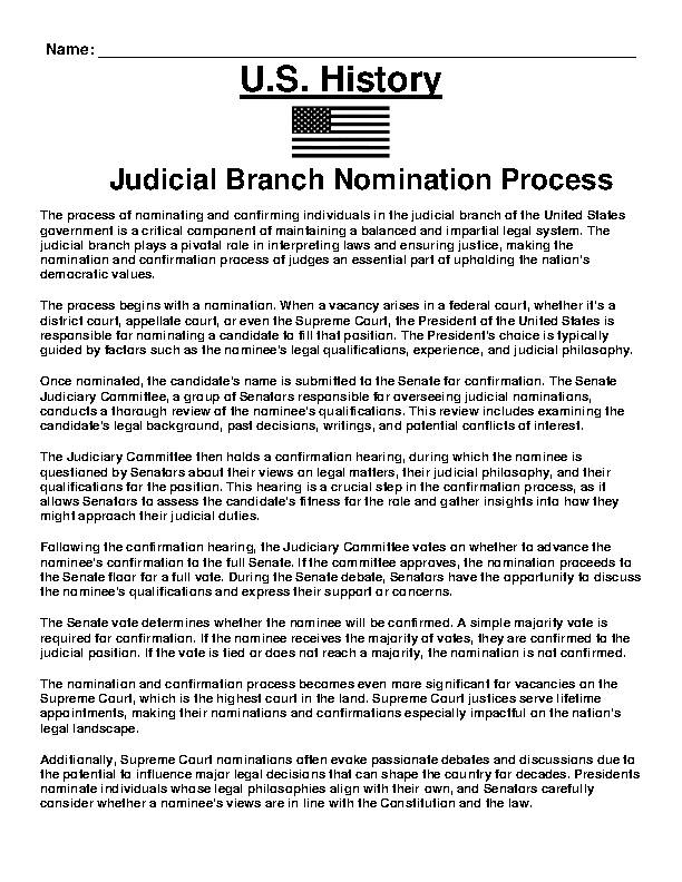 Supreme Court Justice Nominations &amp; Confirmations Article and 