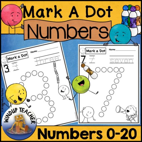 Do-A-Dot Marker Printables - Writing Numbers 0-20 Bingo Dot Dauber Worksheets's featured image