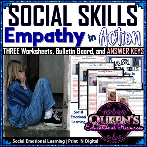 Empathy Worksheets | Social Skills Activities | Social Awareness Worksheets | SEL's featured image