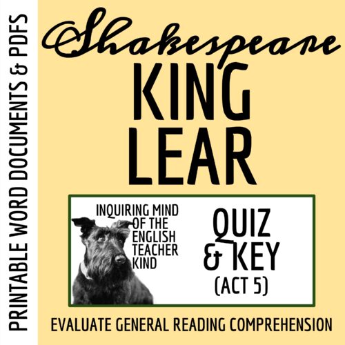 King Lear Act 5 Quiz and Answer Key's featured image