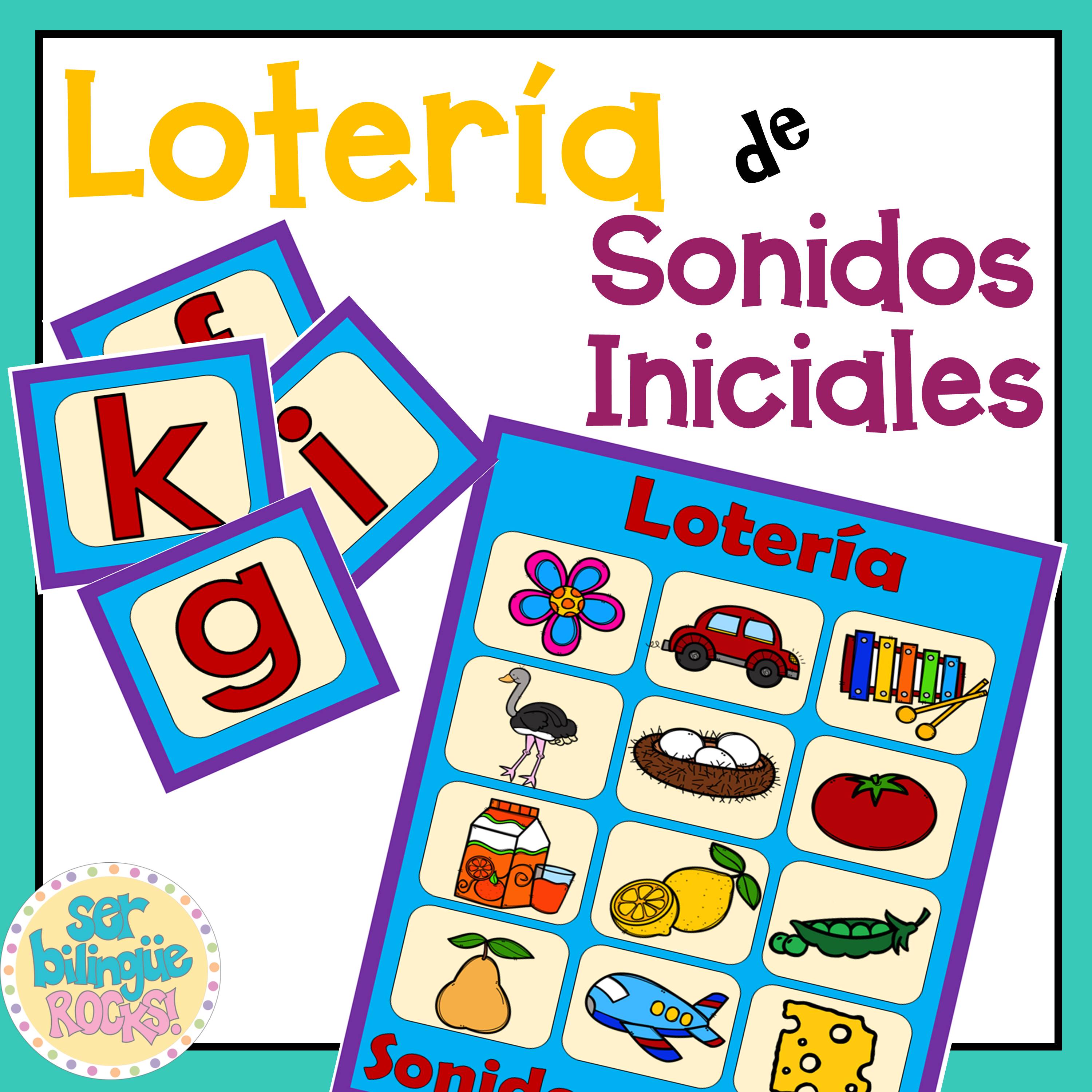 Loteria de Sonidos Iniciales