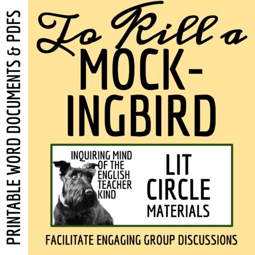 To Kill a Mockingbird Literature Circle Activities for High School's featured image