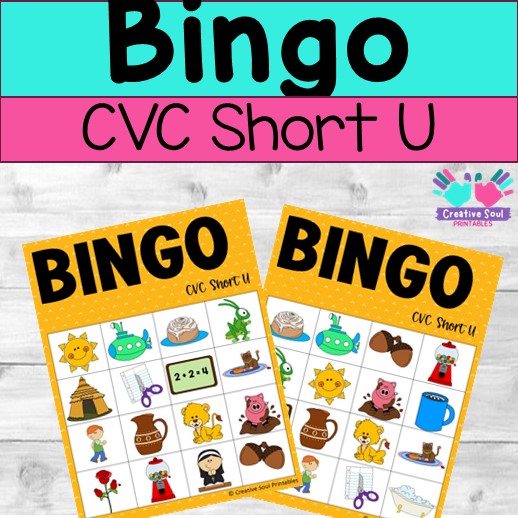 CVC Short U Bingo