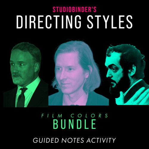 StudioBinder's DIRECTING STYLES: The Colors of Anderson, Kubrick, and Fincher | Guided Notes BUNDLE's featured image