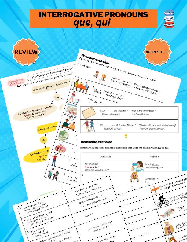 Interrogative pronouns 