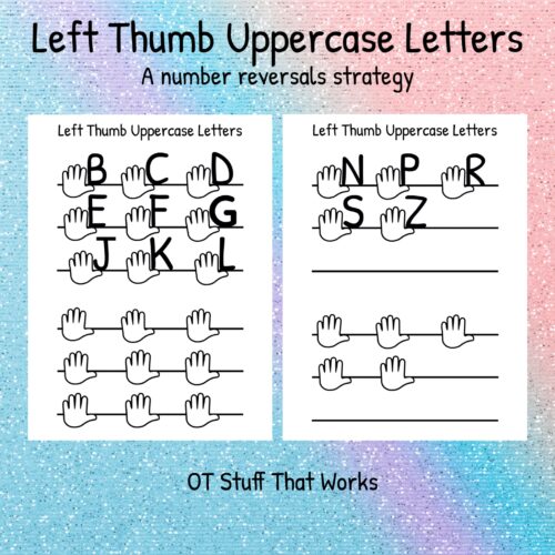 Left Hand Uppercase Letters (A writing reversals strategy)'s featured image
