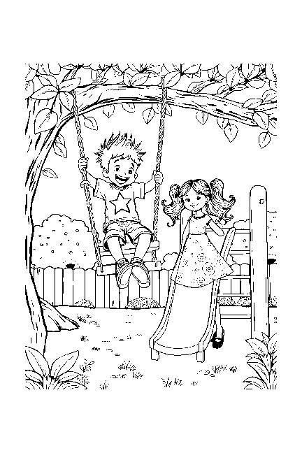 Living and Non-living Things, Characteristics, Difference Coloring Pages