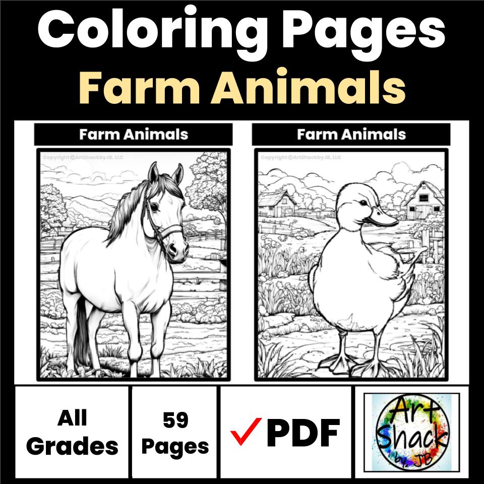 Farm Animals Coloring Pages 59 - 67bbbe95dd3825442365101740357269713 Farm Animals Coloring Pages Thumbnails 2