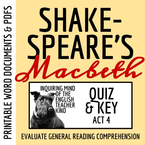 Macbeth Act 4 Quiz and Answer Key's featured image