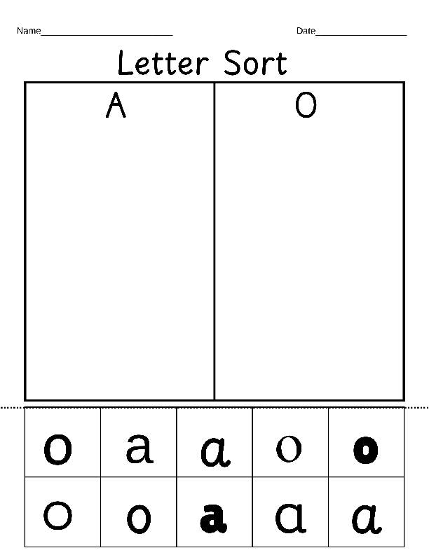 Letter Sort a/o