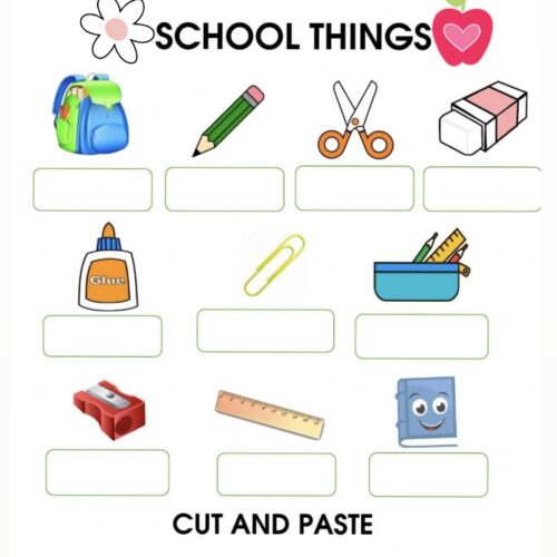 SCHOOL THINGS WORK SHEETS's featured image