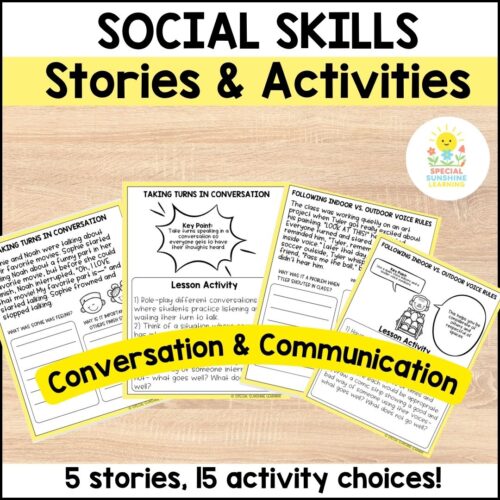 Social Skills Story & Activities: Conversation & Communication's featured image