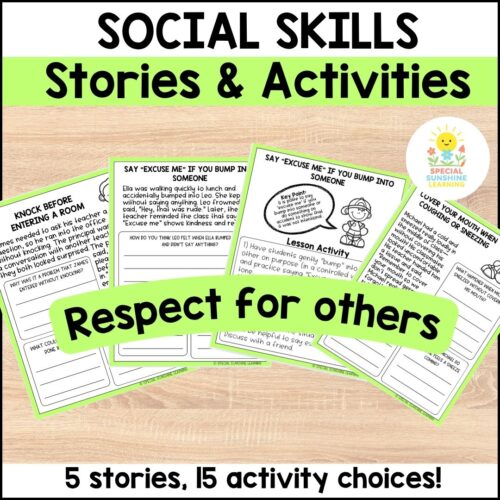Social Skills Story & Activities: Respect for Others's featured image