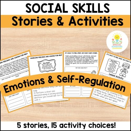 Social Skills Story & Activities: Emotions and Self-Regulation's featured image