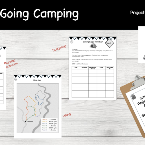 Going Camping - Project Based Learning Activity's featured image