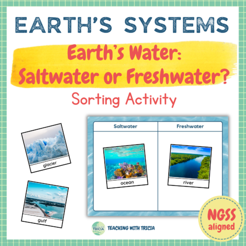 Earth's Systems - Saltwater or Freshwater: Sorting Activity, Photos, 2-ESS2-3's featured image