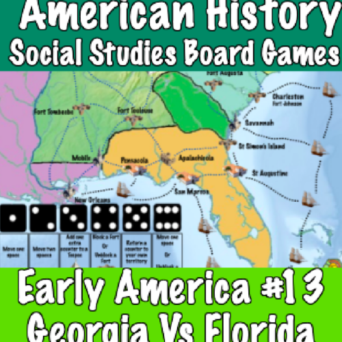 13 Colonies History Activity #13 - Georgia vs Florida (social studies)'s featured image
