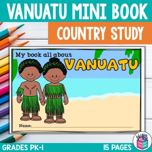 Vanuatu Mini Book for Early Readers - A Country Study, Vanuatu Country Study's featured image