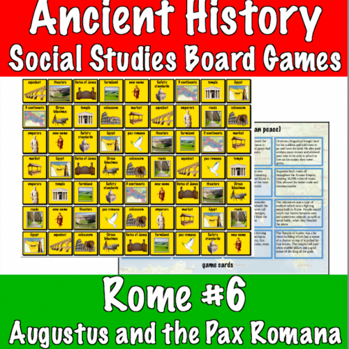 Ancient Rome Board Game #6 - Augustus and the Pax Romana (social studies)'s featured image