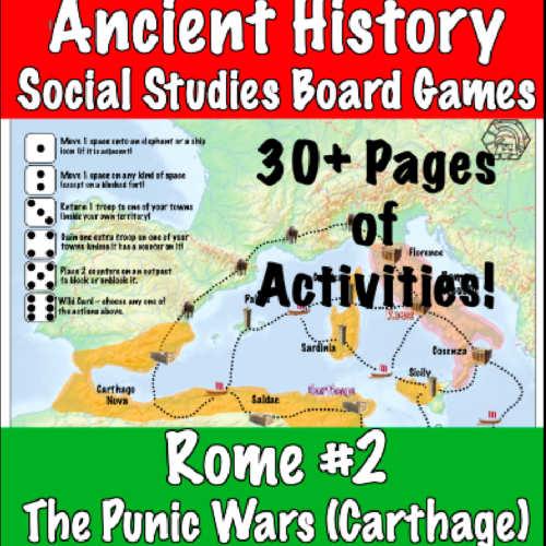 Ancient Rome Board Games #2 Rome: The Punic Wars (Carthage, social studies)'s featured image