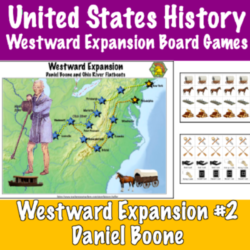 Daniel Boone - Westward Expansion Board Game #2 (Social Studies, History)'s featured image