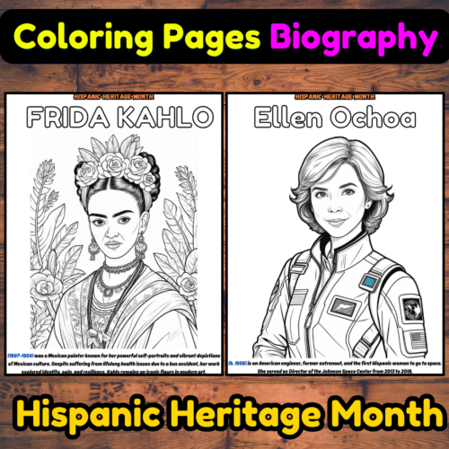 34 Famous Hispanic Heritage Month Coloring Pages | September Coloring Sheets | Worksheet September Coloring Pages | Coloring Sheets Activities's featured image