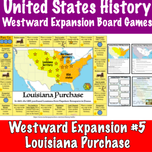 The Louisiana Purchase 1803 - Westward Expansion Board Game #5 (Social Studies)'s featured image