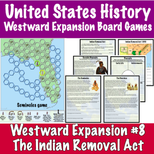 The Indian Removal Act - Westward Expansion Board Game #8 (Social Studies)'s featured image