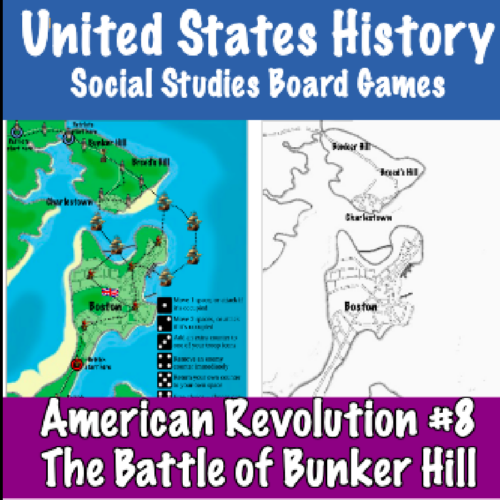 American Revolution Boardgame #8 The Battle of Bunker Hill (Social Studies)'s featured image