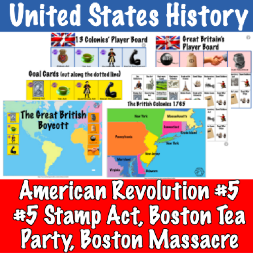 American Revolution Board Games #5 Stamp Act, Boston Tea Party, Boston Massacre's featured image