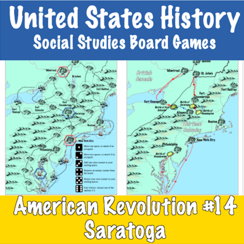 American Revolution Board Games #14 Saratoga (Social Studies, History)'s featured image