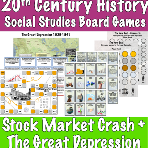 The Great Depression + Stock Market Crash - 20th Century History Board Games #5's featured image