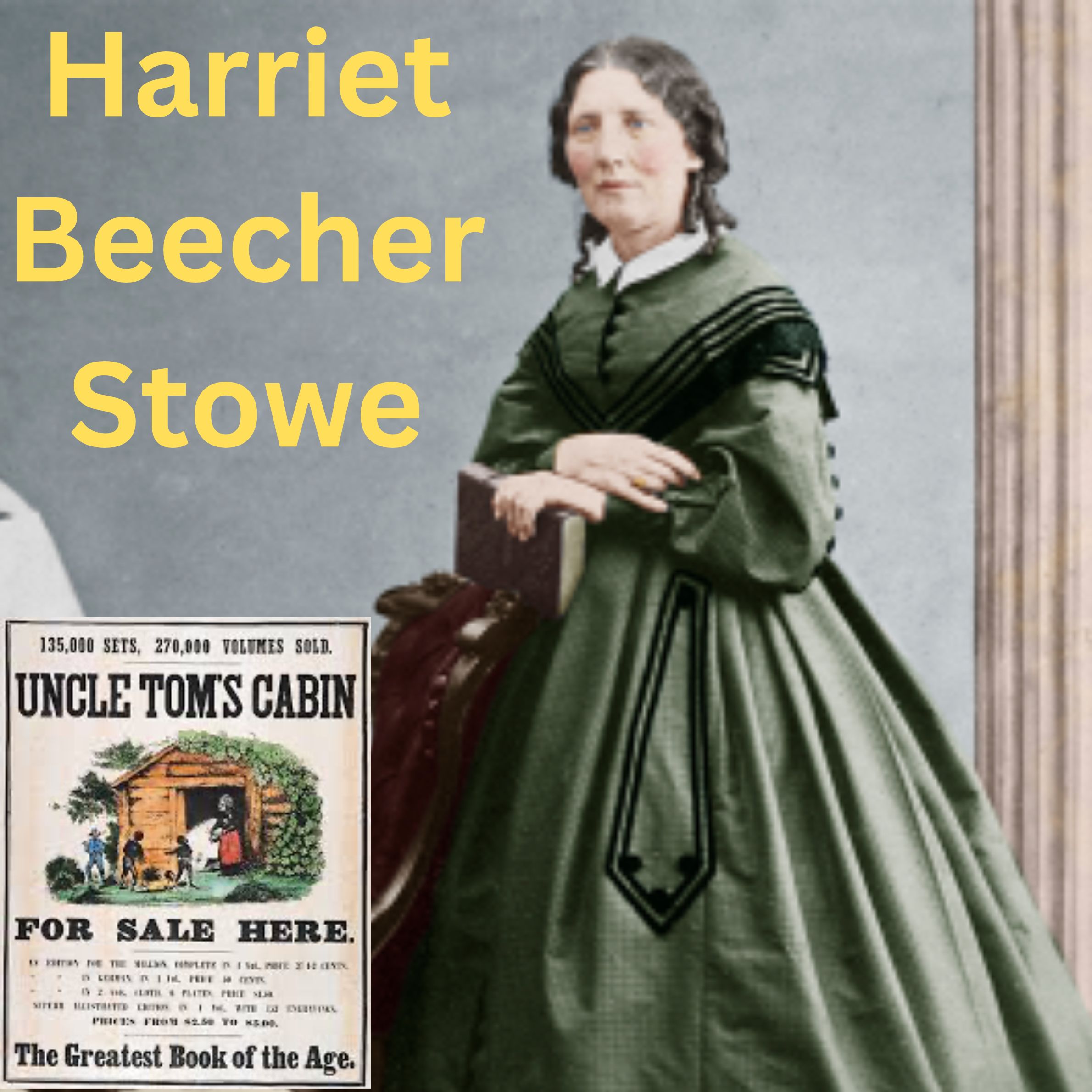Harriet Beecher Stowe Biography Reading Passage with Activity Middle and High School History