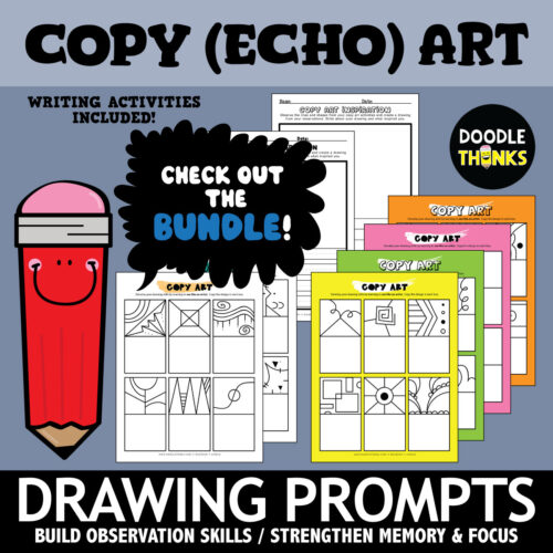 Copy (Echo) Art Drawing Exercises Pack | Drawing Prompts's featured image