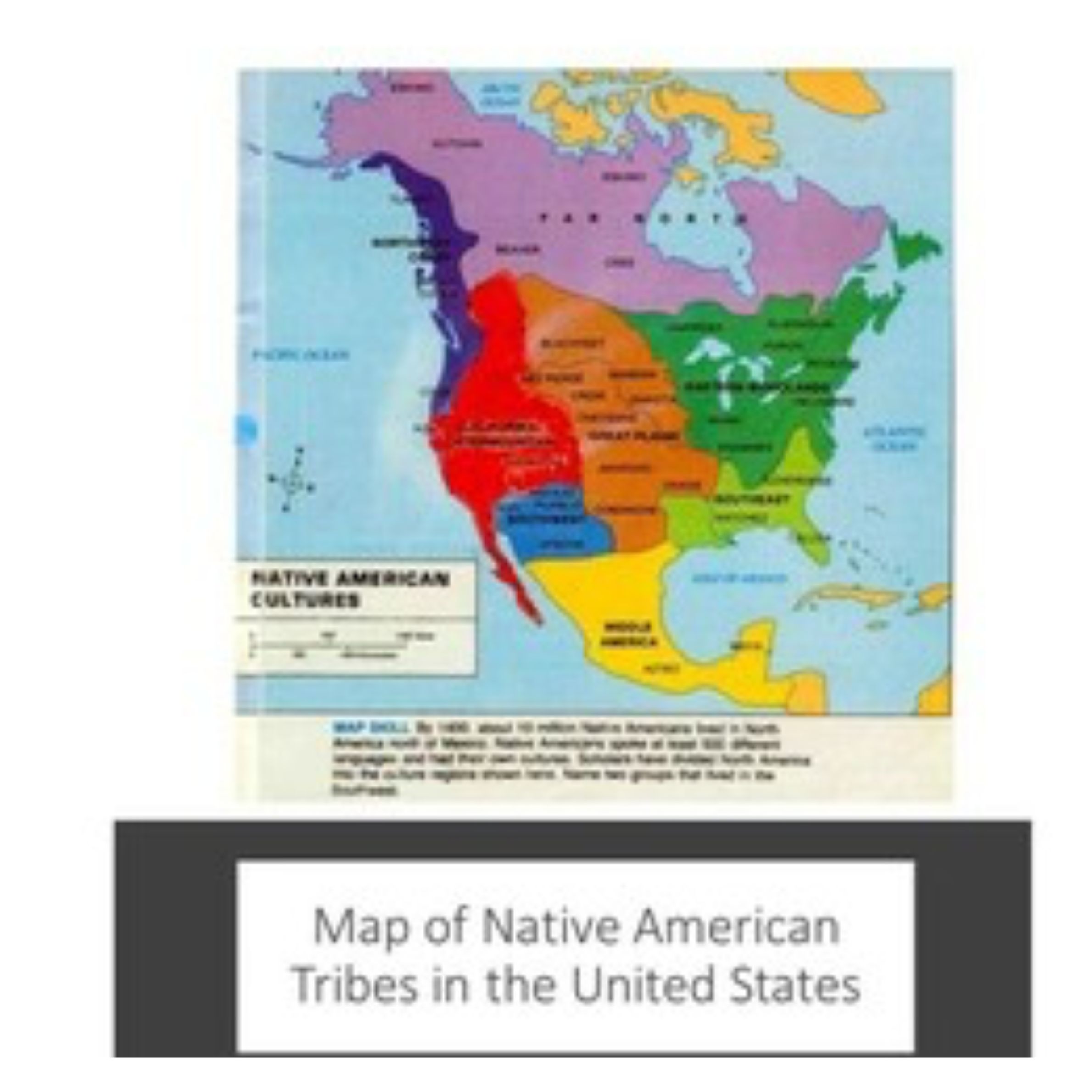 Map of Native American Tribes in - 688ba4a25576810330616861753982113850 Map Of Us