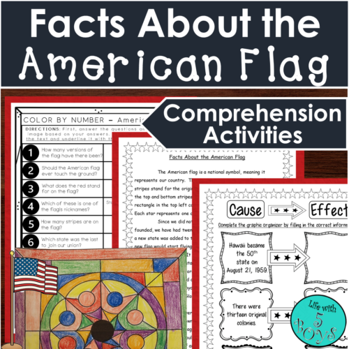 American Symbols Reading Comprehension Activities - Facts About American Flag's featured image